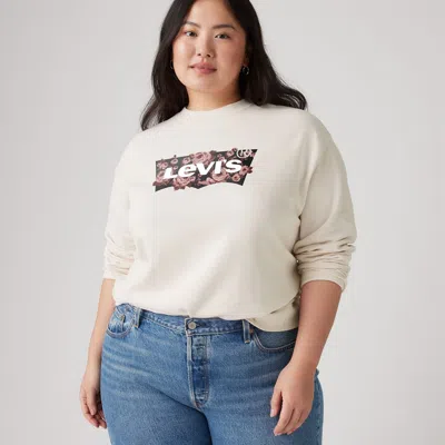 Levi's Everyday Crewneck Sweatshirt (plus Size) In Neutral