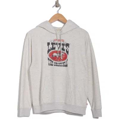 Levi's® Everyday Graphic Hoodie In Levis Horse Post Orb Hthr Grey