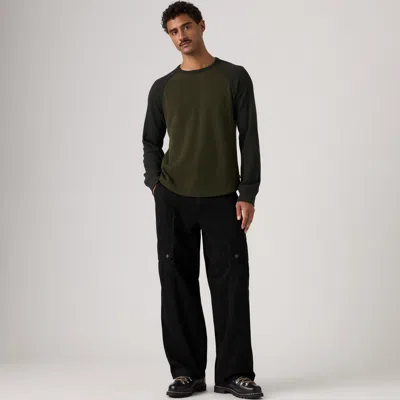 Levi's Extra Baggy Cargo Pants In Black