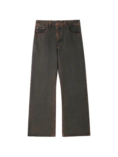 Levi's Faded Straight-leg Jeans In Black