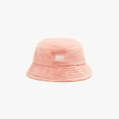 Levi's Faux Fur Bucket Hat In Pink