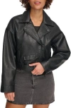 Levi's® Faux Leather Moto Jacket In Black