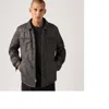Levi's Faux Leather Shacket In Animal Print