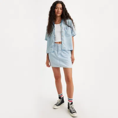 Levi's Featherweight Skirt In Blue
