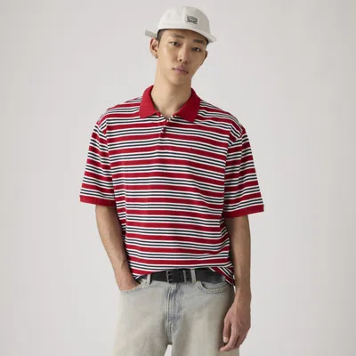 Levi's Finn Boxy Polo In Red