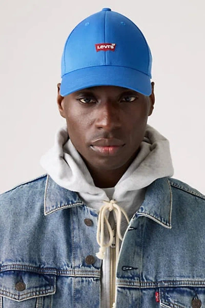 Levi's Flexfit Housemark Logo Cap In Blue