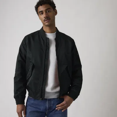 Levi's Flight Bomber Jacket In Black