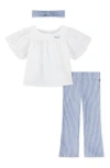 Levi's® Flutter Sleeve Top, Leggings & Headband Set