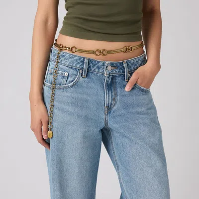 Levi's Franchesca Chain Belt In British Khaki