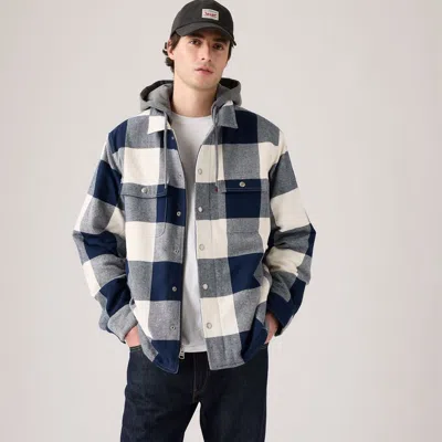 Levi's Francisco Sherpa Flannel Jacket In Multi