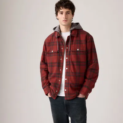 Levi's Francisco Sherpa Flannel Jacket In Multi