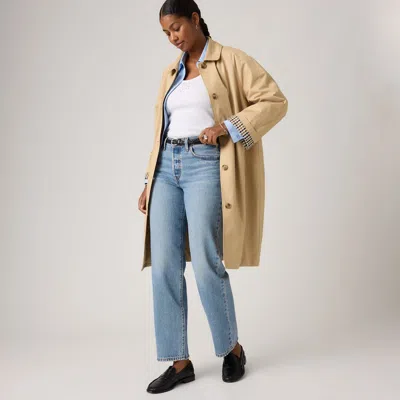 Levi's Frankie Mac Trench Coat In Travertine