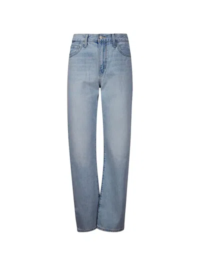 Levi's Frayed High-waisted Jeans In Blue