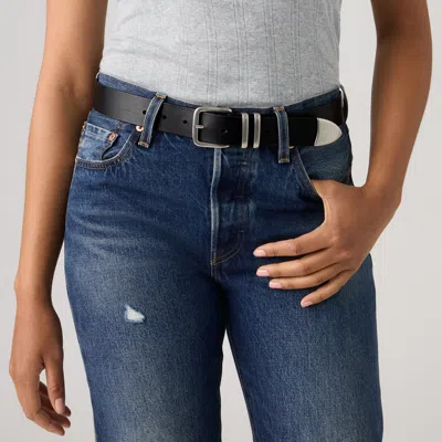 Levi's Freya 3 Piece Belt In Black