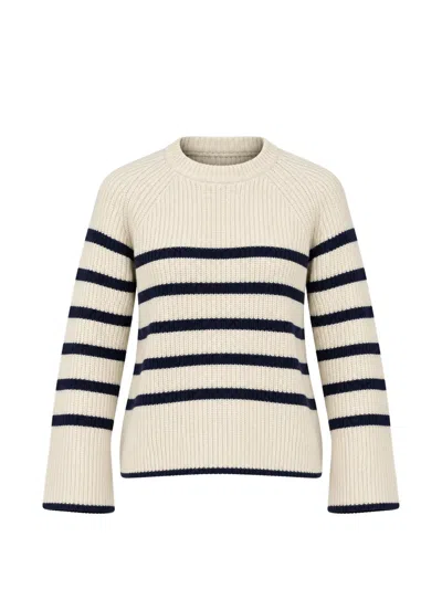 Levi's Frida Striped Sweater In Neutral