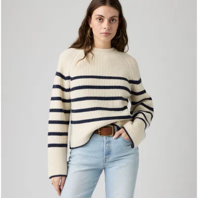 Levi's Frida Wool Crewneck Sweater In Neutral