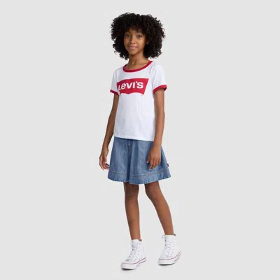 Levi's Full A-line Skirt Big Girls 8-20 8 In Blue