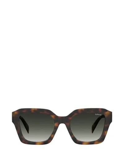 Levi's Geometric-frame Sunglasses In Brown