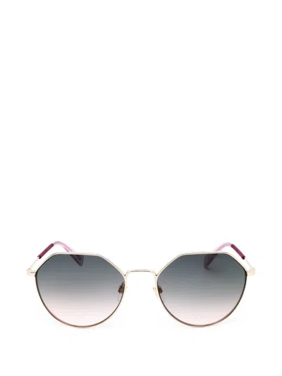 Levi's Geometric-frame Sunglasses In Gold
