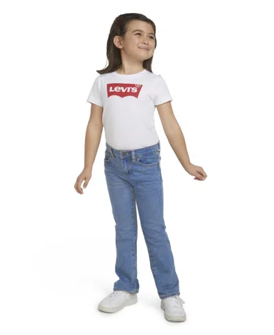 Levi's Kids' Girls 4t-6x Classic Bootcut Jeans In White