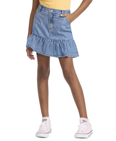 Levi's Kids' Girls' 7-16 Flounce Mini Skirt In Blue
