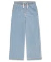 Levi's Girls' Luxe Denim High Rise Baggy Jeans - Big Kid In Blue