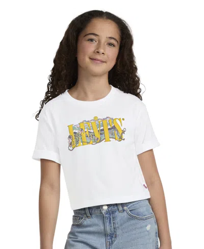 Levi's Kids' Girls 7-16 Short-sleeve Classic Boxy T-shirt In White