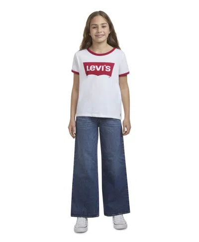 Levi's Kids' Girls' 7-16 High Rise Baggy Jeans In Blue