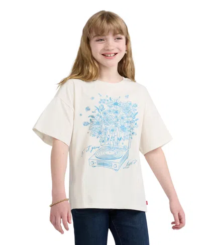 Levi's Kids' Girls' 7-16 Let It Grow Oversized Short-sleeve T-shirt In White