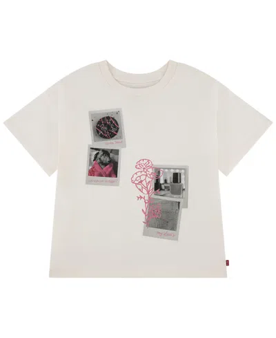 Levi's Kids' Girls' 7-16 Polaroid Oversized Short-sleeve T-shirt In White