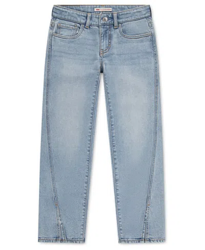 Levi's Kids' Girls 7-16 Regular Rise Straight Jeans In Blue
