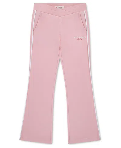 Levi's Kids' Girls' 7-16 Varsity Flare Knit Pants In Pink
