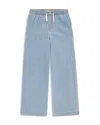 Levi's Girls' Luxe Denim High Rise Baggy Jeans - Big Kid In Blue