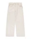 Levi's Girls' Pearlized Wide Leg Jean - Big Kid In White