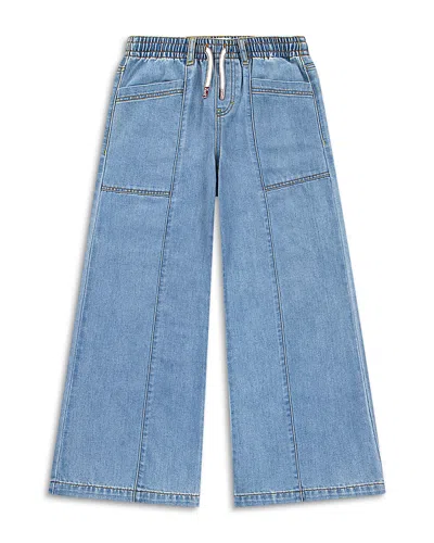 Levi's Girls' Pull On 94 Wide Leg Baggy Jeans - Big Kid In Blue