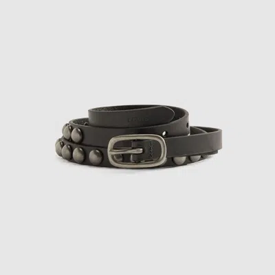 Levi's Glam Stud Belt In Black