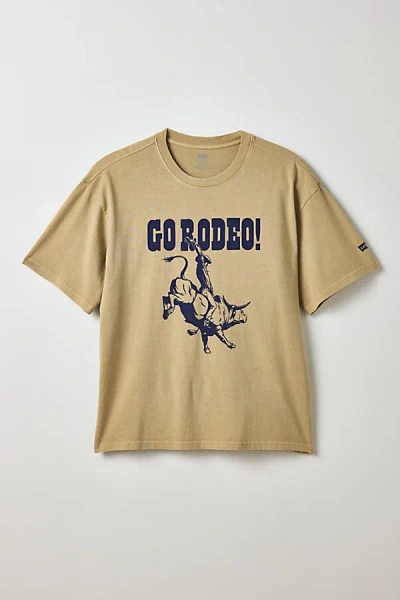 Levi's Go Rodeo Graphic Tee In Tan, Men's At Urban Outfitters In Brown