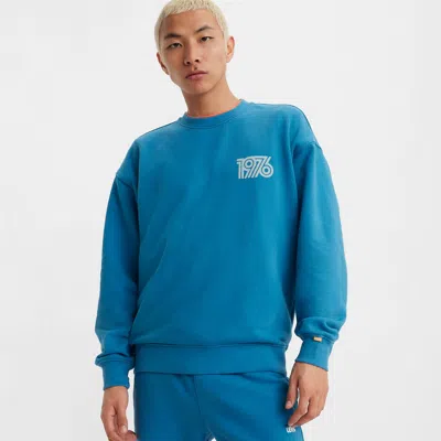 Levi's Gold Tab Crewneck Sweatshirt In Blue