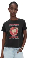 Levi's Graphic Boxy T-shirt Western Archival Cash Prize In Black