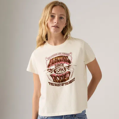 Levi's Graphic Boxy T-shirt In White