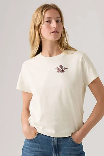 Levi's Graphic Boxy Tee In White