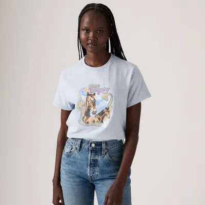 Levi's Graphic Classic Tee T-shirt In Blue