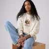 Levi's Graphic Collins Mockneck Sweatshirt In White