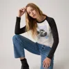 Levi's Graphic Essential Raglan Long-sleeve T-shirt In White