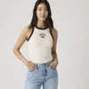 Levi's Graphic Essential Raglan Long-sleeve Tee T-shirt In White