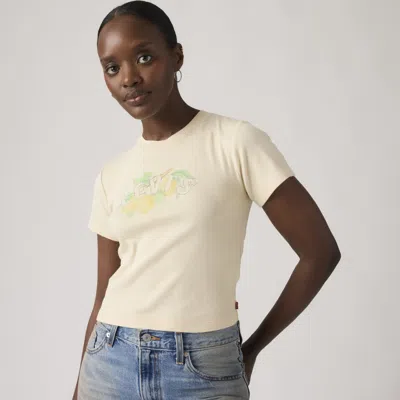 Levi's Graphic Essential Sporty Tee In Yellow