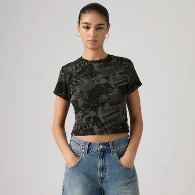 Levi's Graphic Essential Sporty Tee In Black