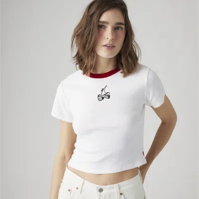 Levi's Graphic Essential Sporty Tee In White