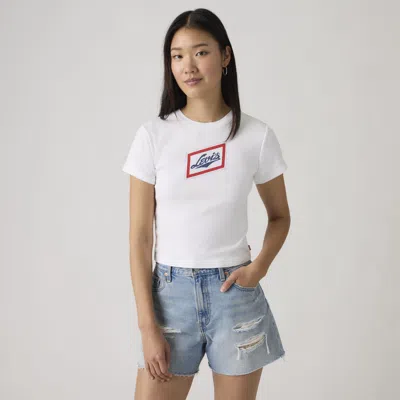 Levi's Graphic Essential Sporty Tee In White