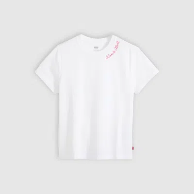 Levi's Graphic Favorite Ringer Tee In White